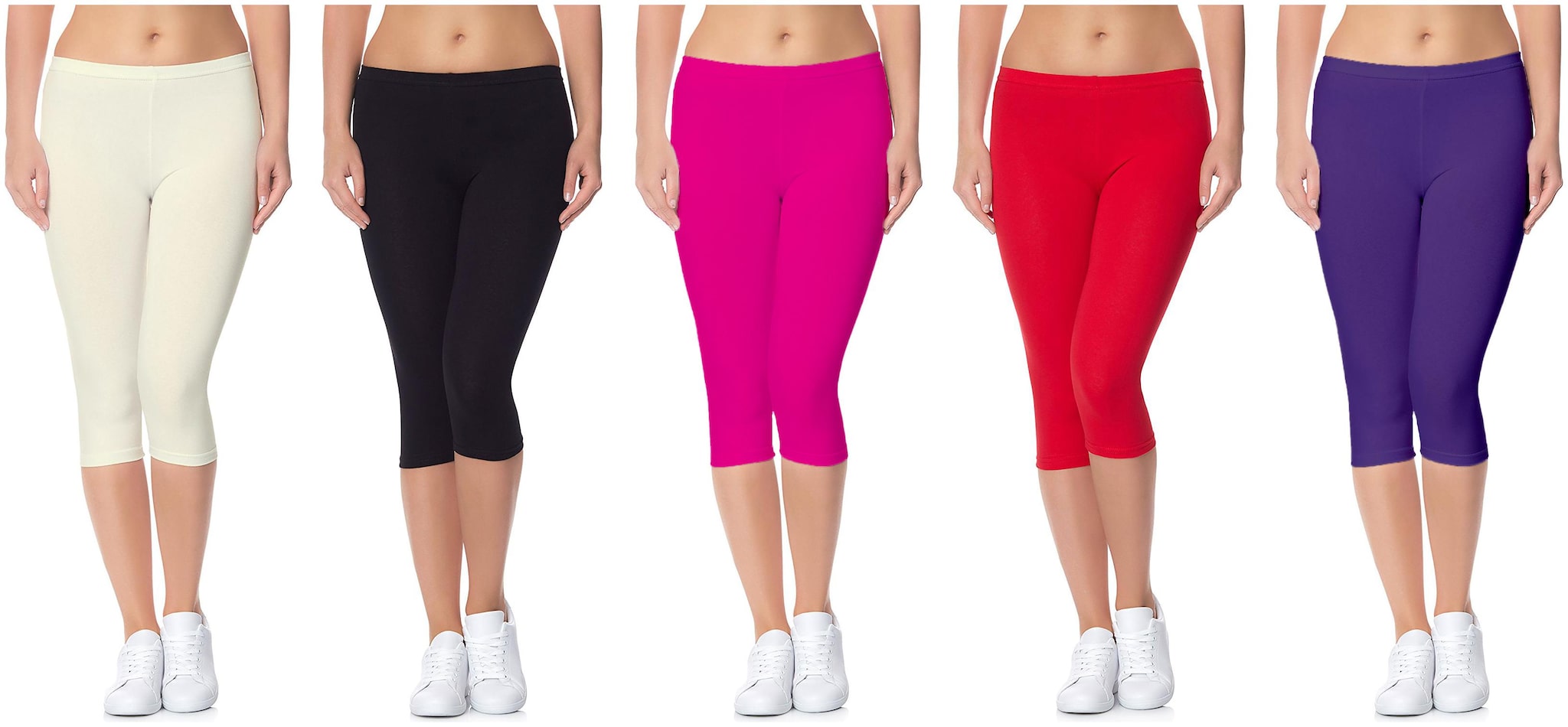 

Jakqo Women Solid Regular capri - Multi