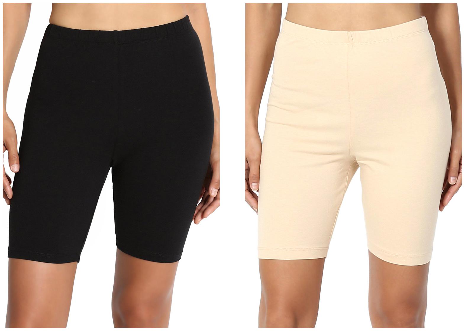

Jakqo Women Solid Regular shorts - Black Beige
