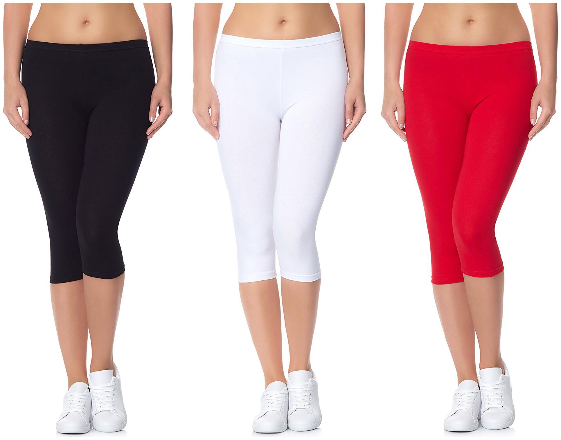 

Jakqo Women Solid Regular capri - Multi