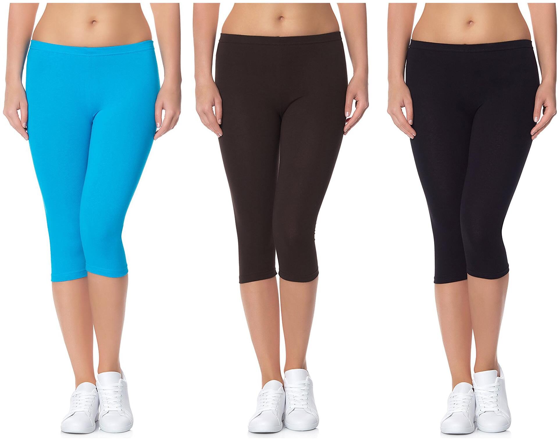 

Jakqo Women Solid Regular capri - Multi