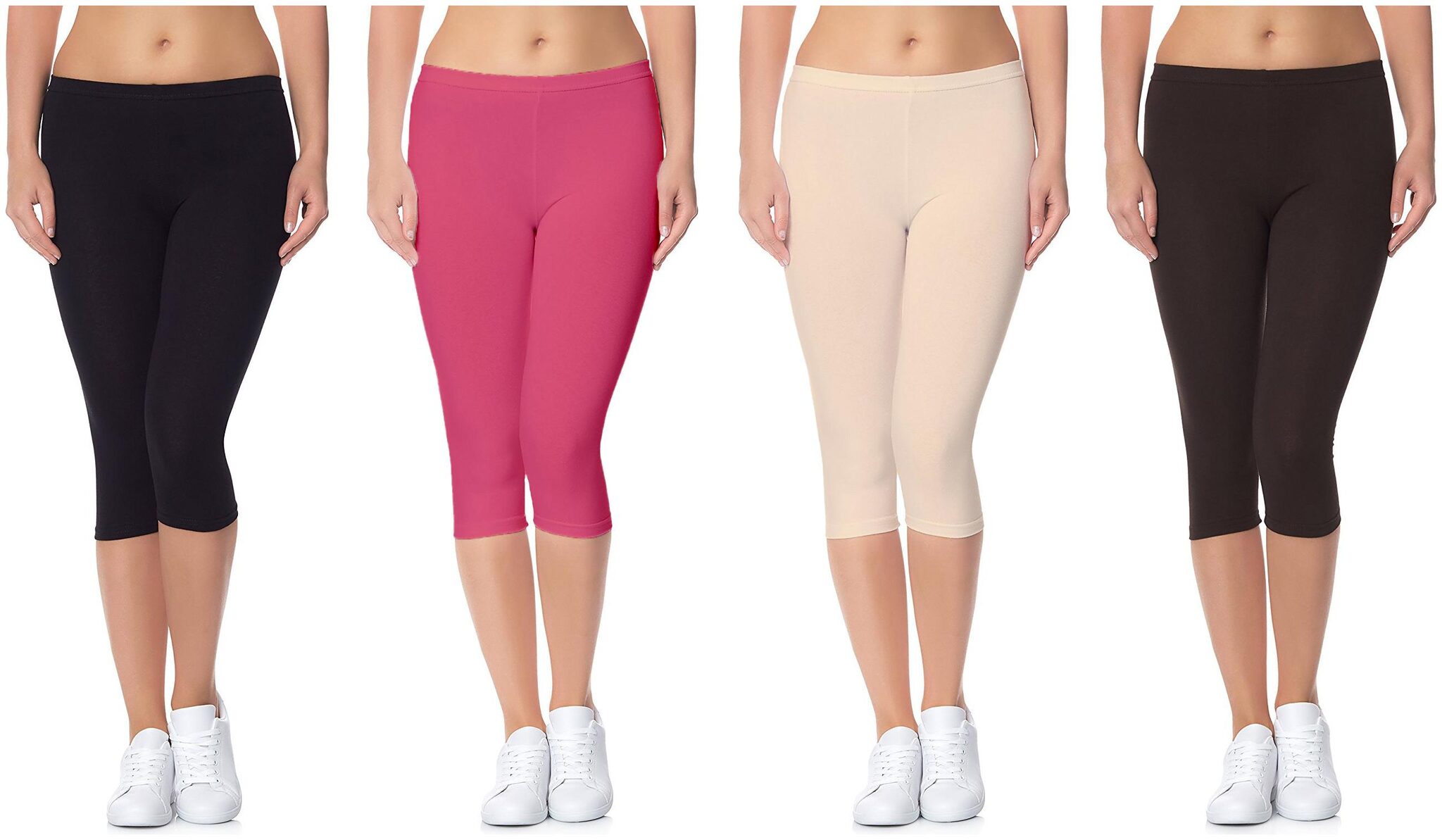 

Jakqo Women Solid Regular capri - Multi