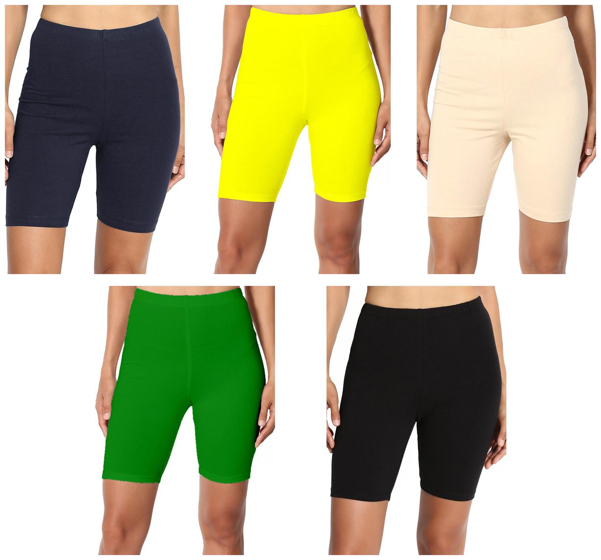 

Jakqo Women Solid Regular shorts - Multi