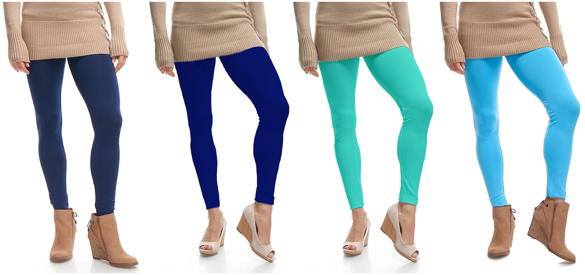 

Jakqo Womens Cotton Ankle Length Legging Multi Color