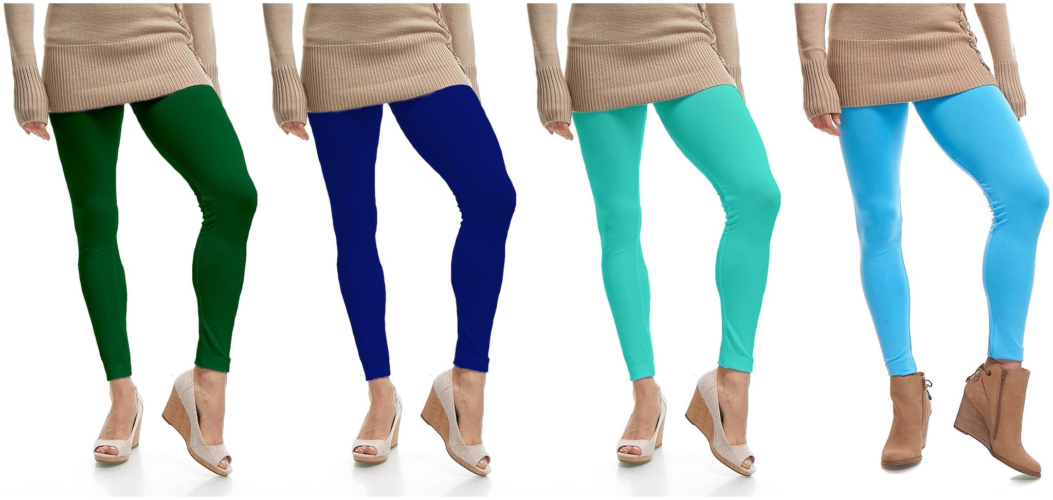 

Jakqo Womens Cotton Ankle Length Legging Multi Color