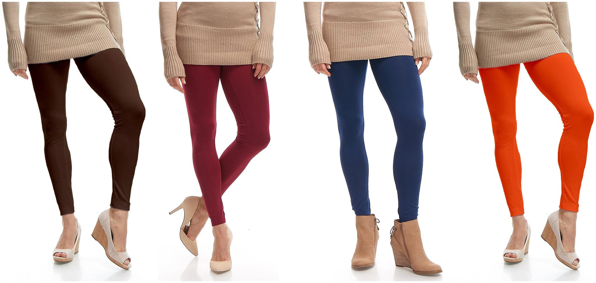 

Jakqo Womens Cotton Ankle Length Legging Multi Color