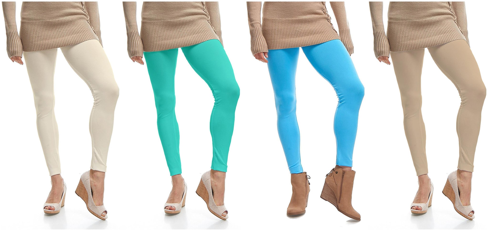 

Jakqo Womens Cotton Ankle Length Legging Multi Color