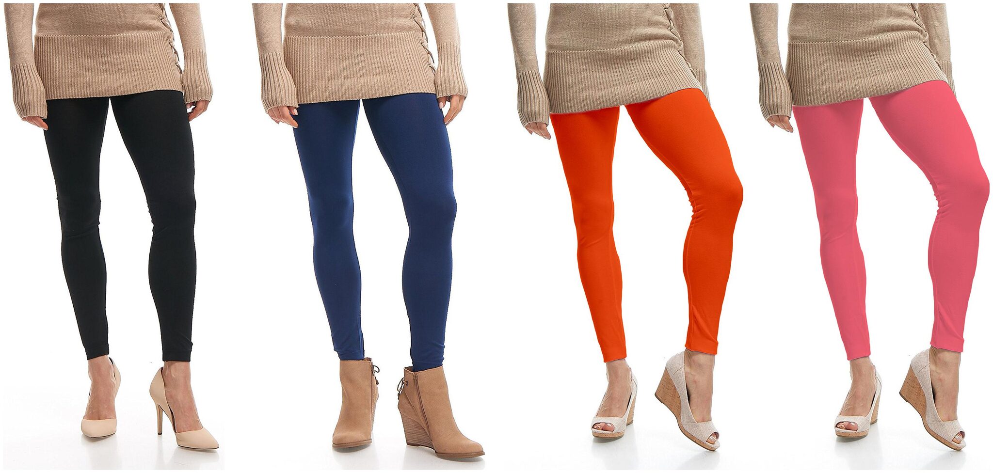 

Jakqo Womens Cotton Ankle Length Legging Multi Color