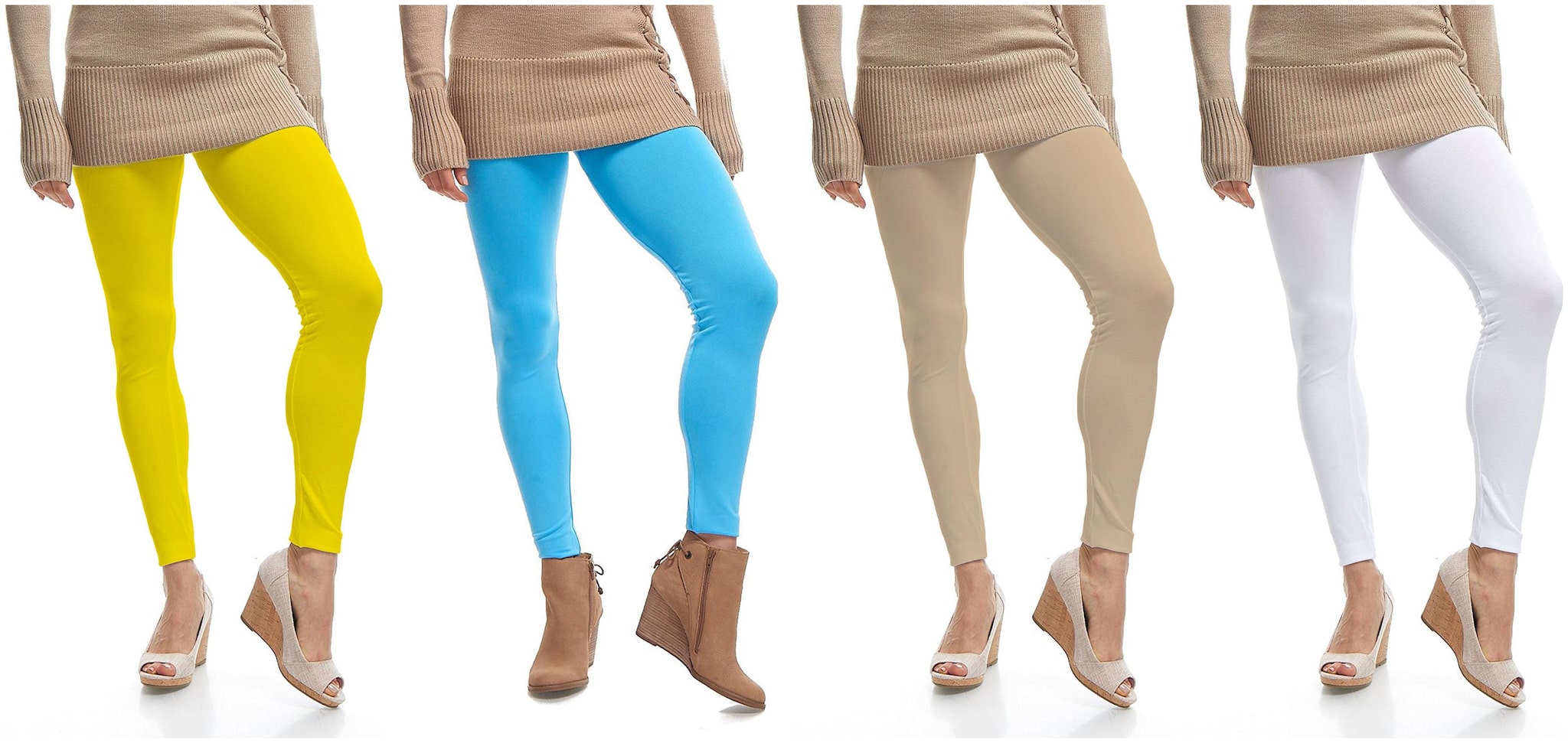 

Jakqo Womens Cotton Ankle Length Legging Multi Color