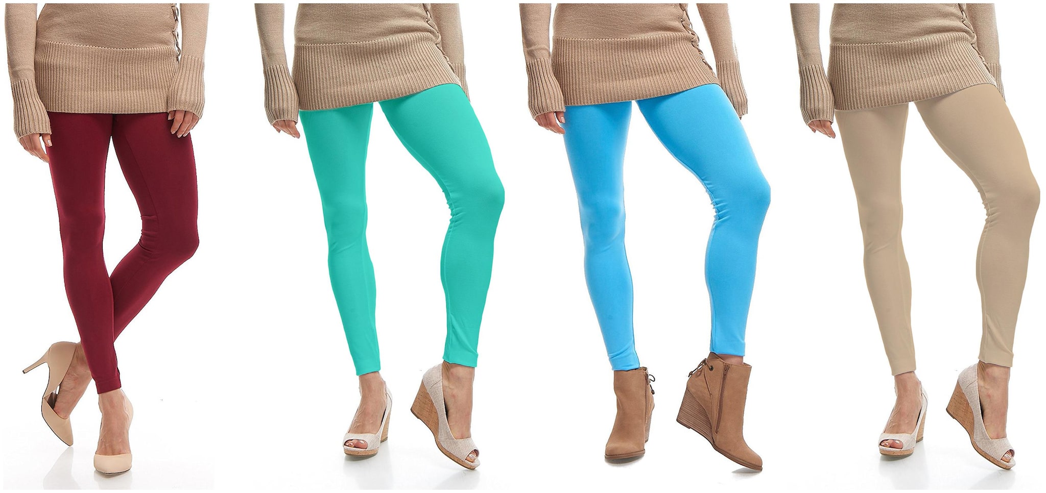 

Jakqo Womens Cotton Ankle Length Legging Multi Color
