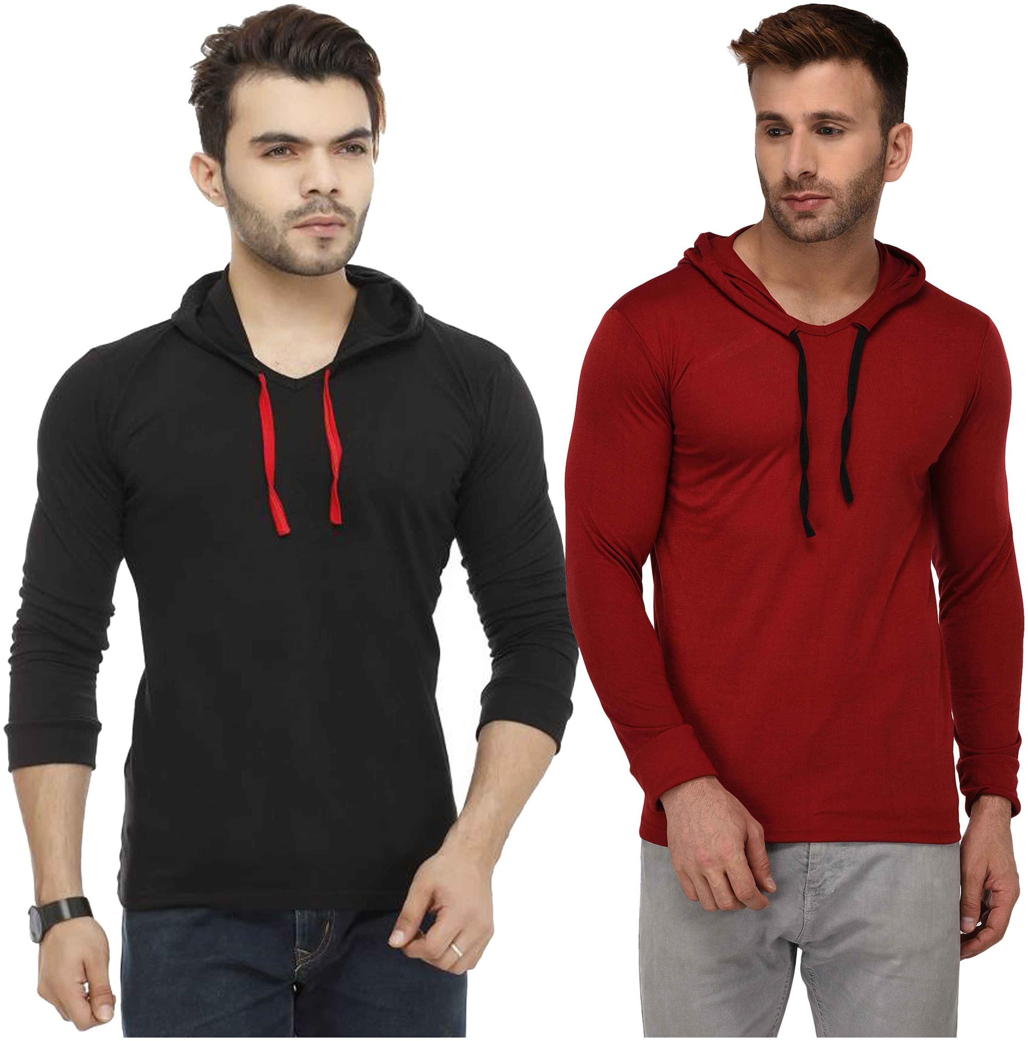 

Jangoboy Men Multi Regular fit Cotton Blend Round neck T-Shirt - Pack Of 2