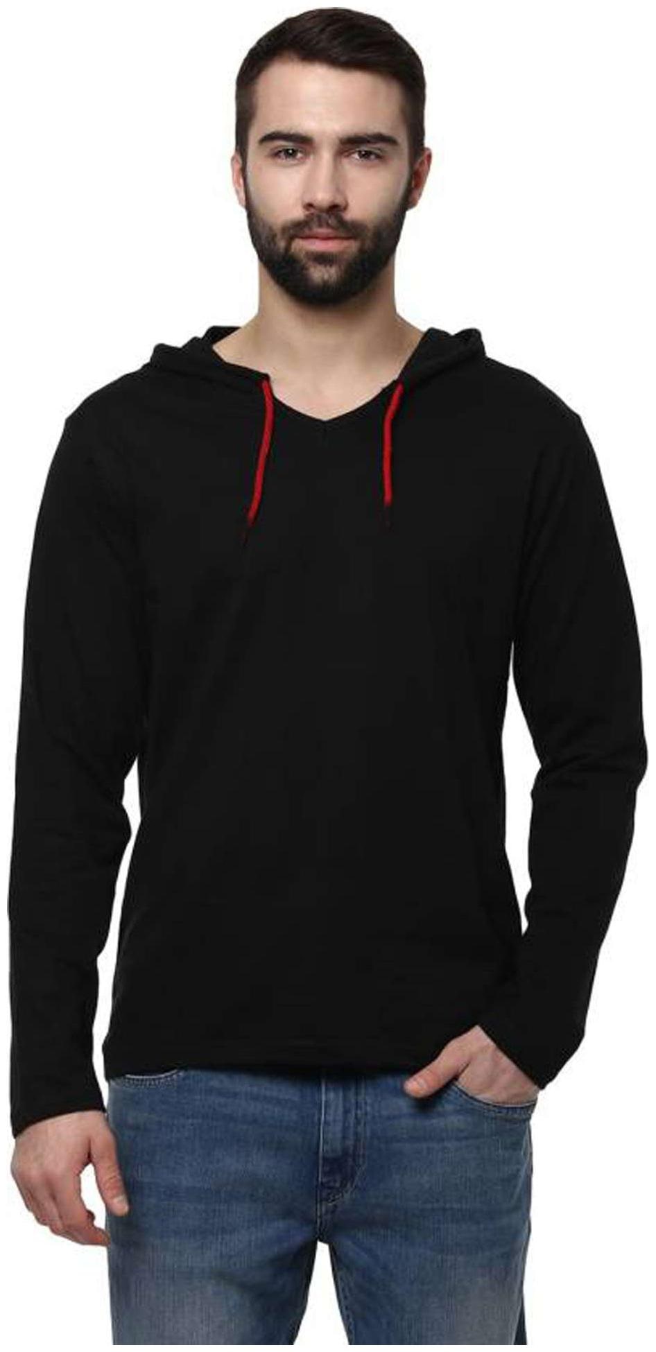 

Jangoboy Men Black Regular fit Cotton Round neck T-Shirt - Pack Of 1