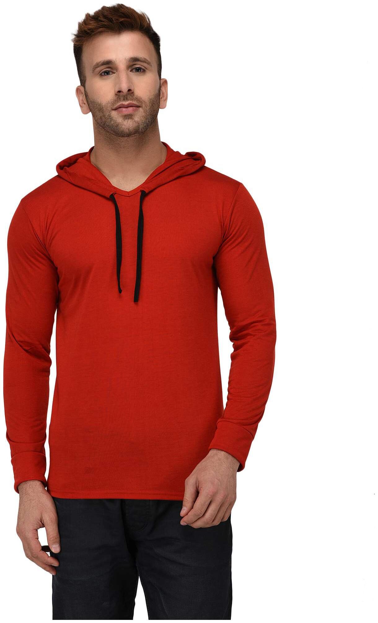 

Jangoboy Men Red Regular fit Cotton V neck T-Shirt - Pack Of 1