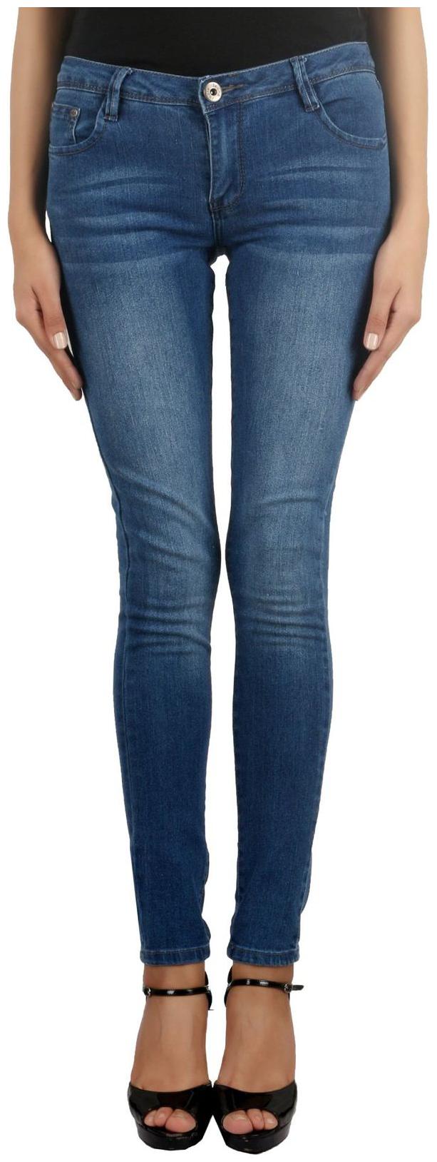 

Jevaraz Women Blue Skinny fit Jeans