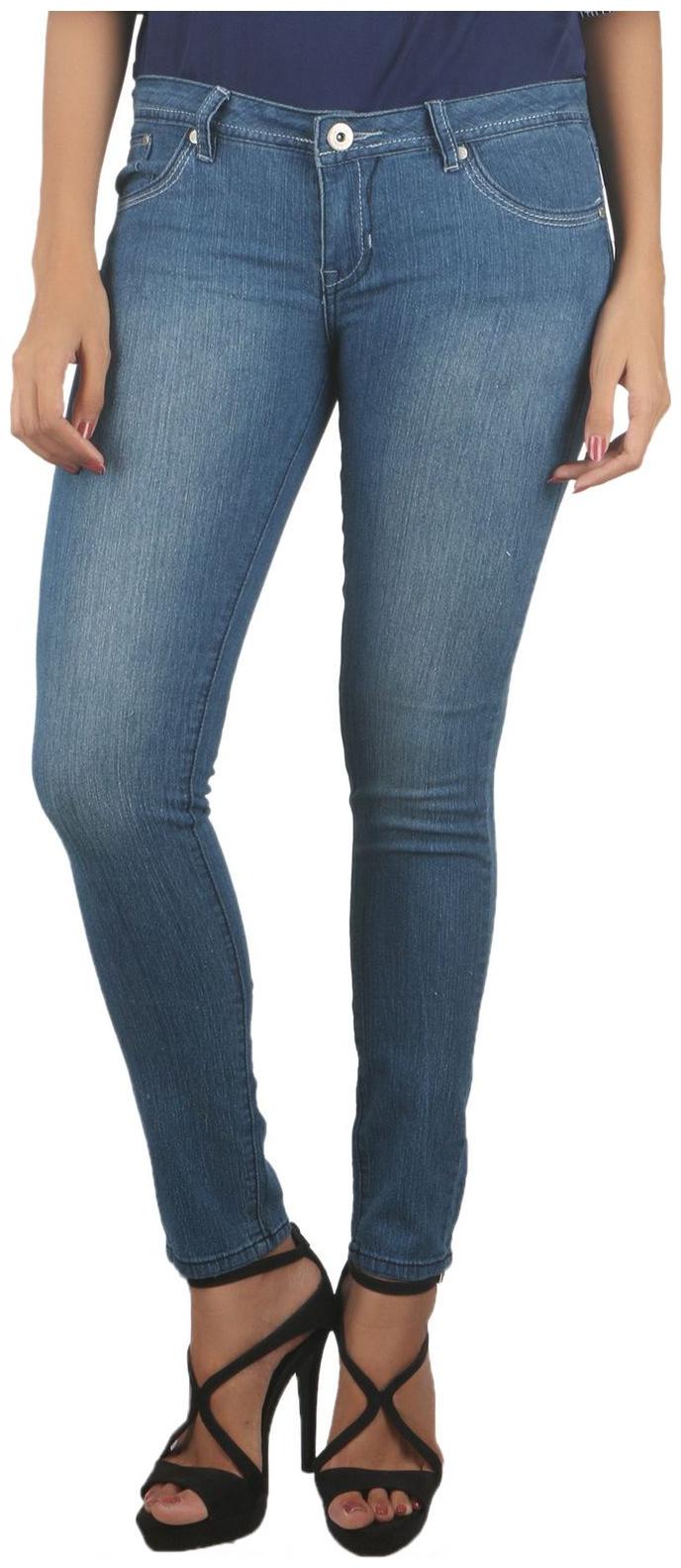 

Jevaraz Women Blue Skinny fit Jeans