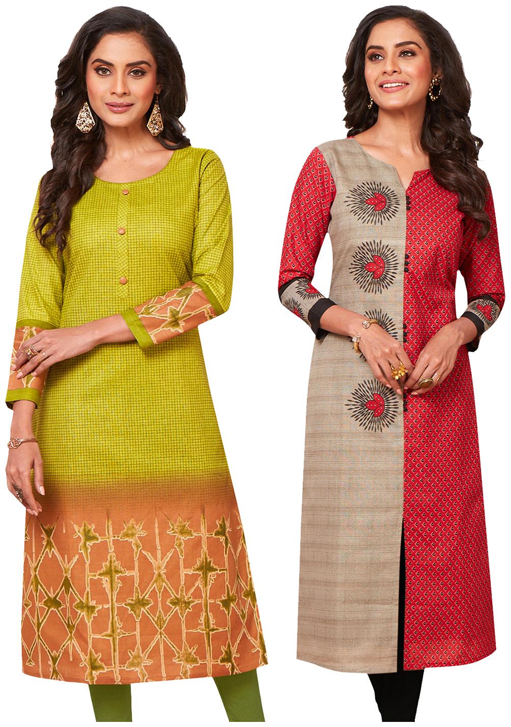 

Jevi Prints Women Pure Cotton Assorted Kurta Fabric