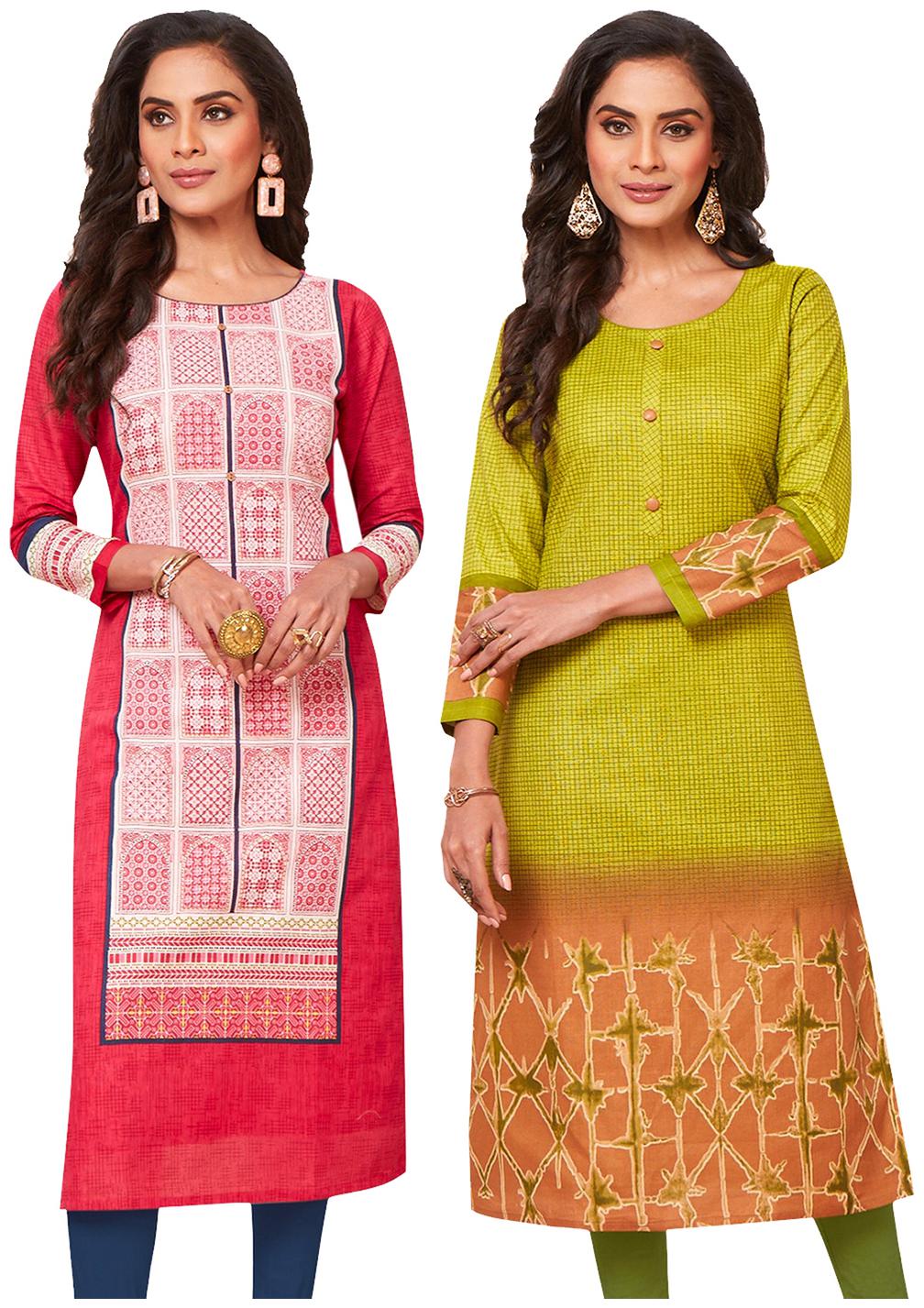 

Jevi Prints Women Pure Cotton Assorted Kurta Fabric