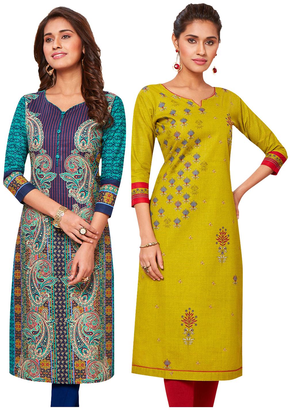 

Jevi Prints Women Pure Cotton Assorted Kurta Fabric