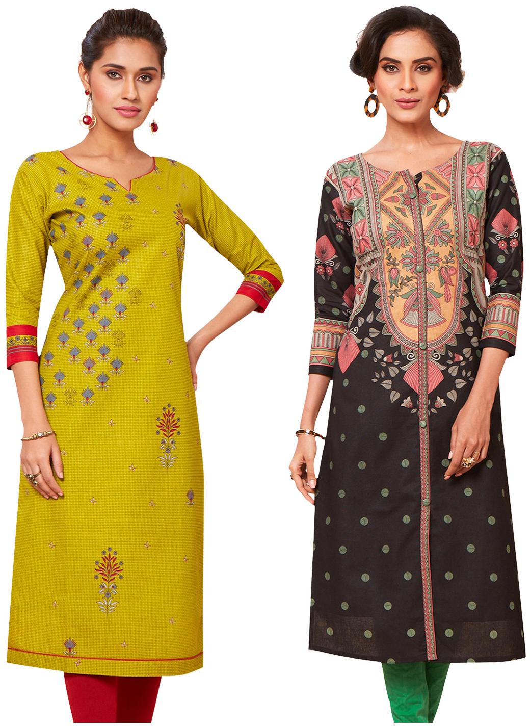 

Jevi Prints Women Pure Cotton Assorted Kurta Fabric