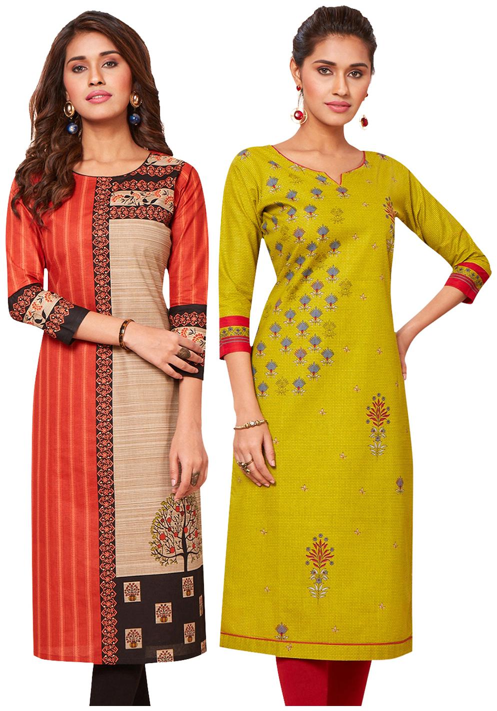 

Jevi Prints Women Pure Cotton Assorted Kurta Fabric