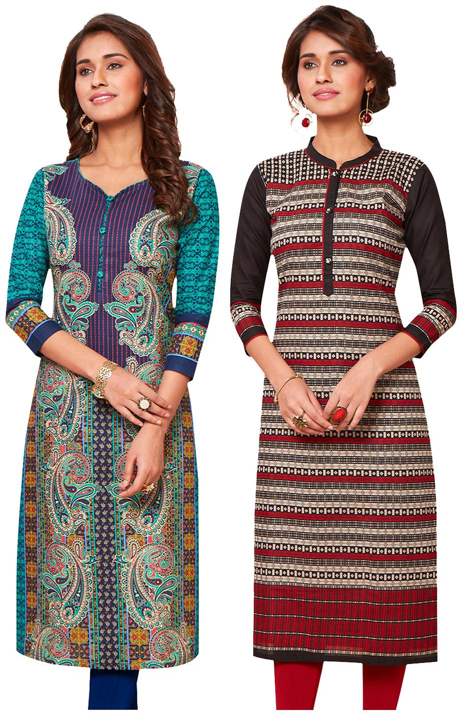 

Jevi Prints Women Pure Cotton Assorted Kurta Fabric