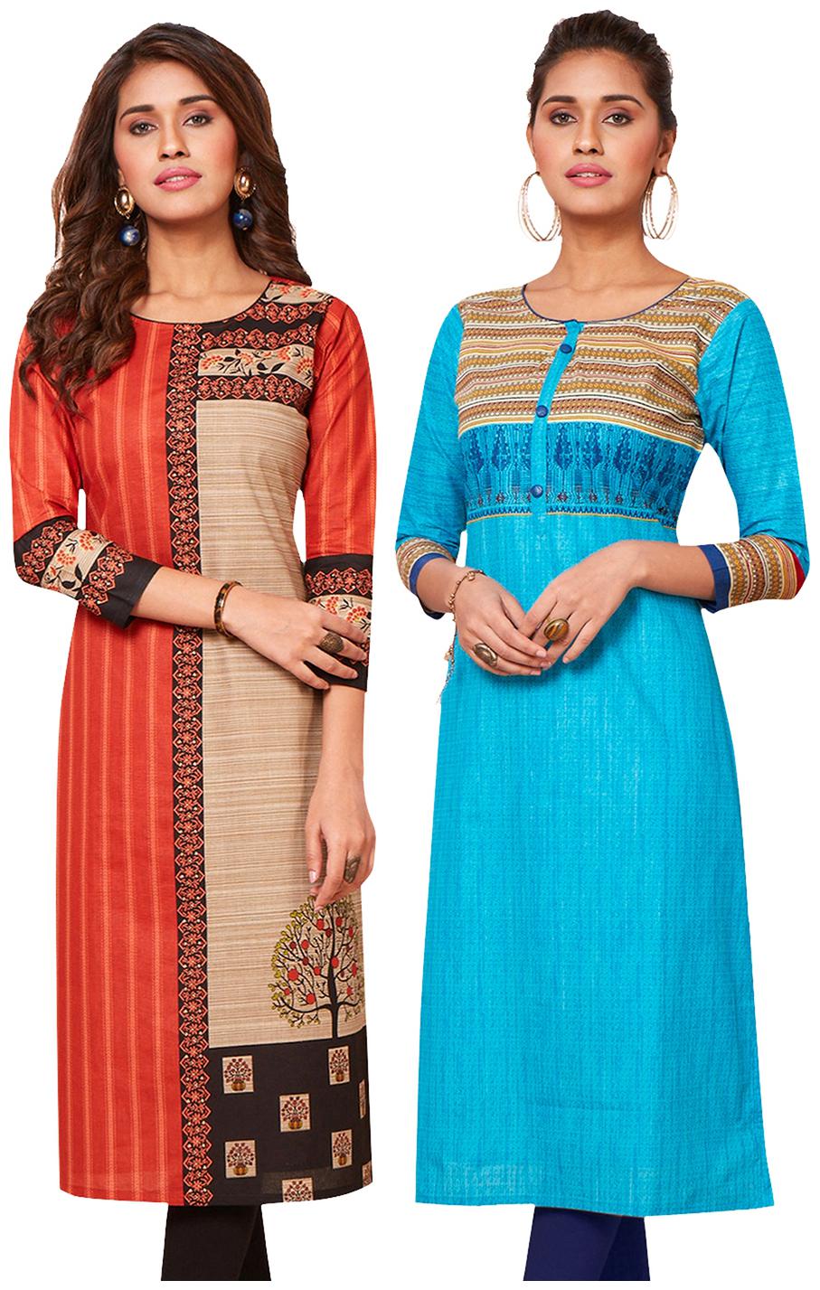 

Jevi Prints Women Pure Cotton Assorted Kurta Fabric
