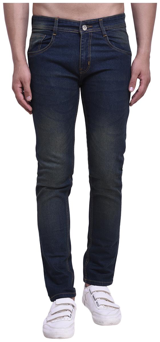 

JINJLR Men Green Regular Fit Jeans