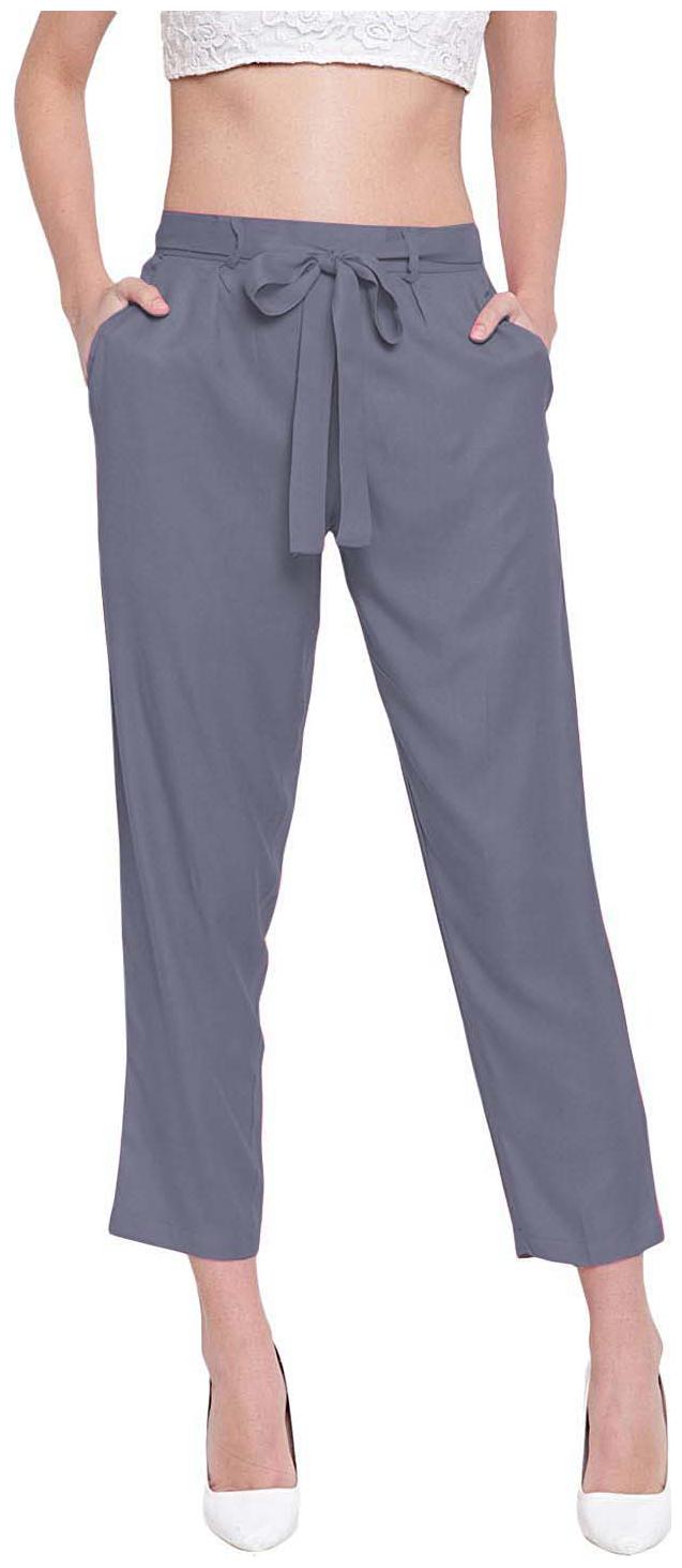 

JJ Fashion Women Grey Regular fit Regular pants