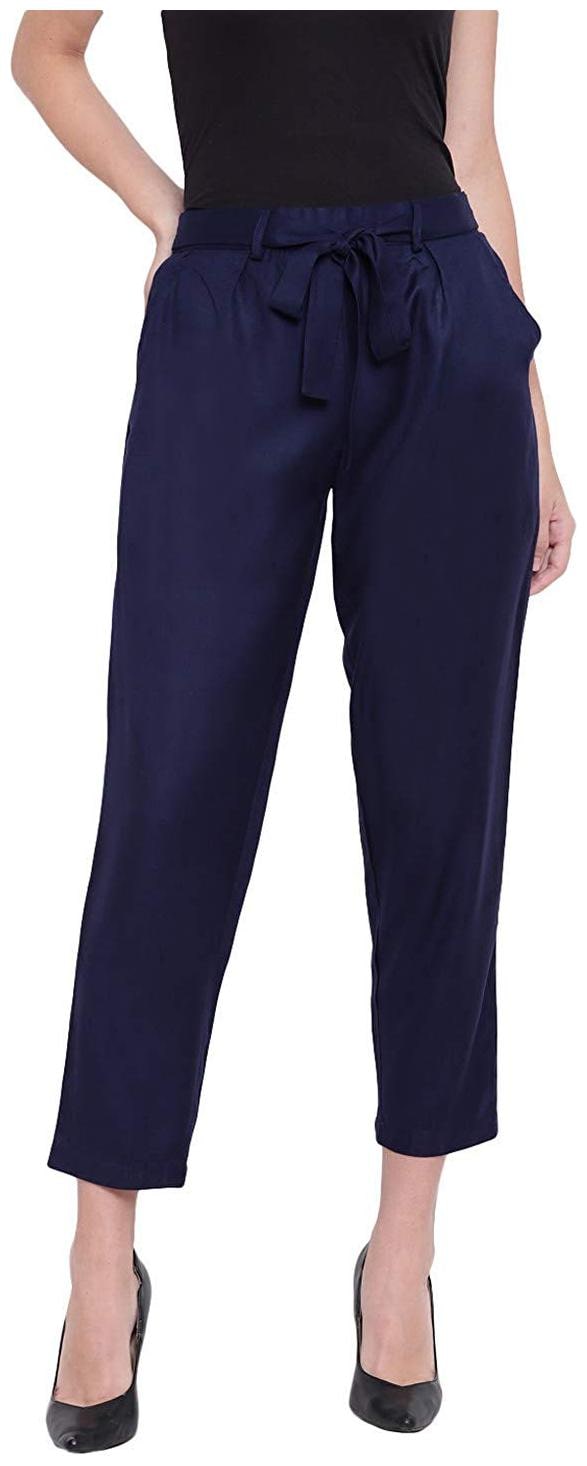 

JJ Fashion Women Blue Regular fit Regular pants