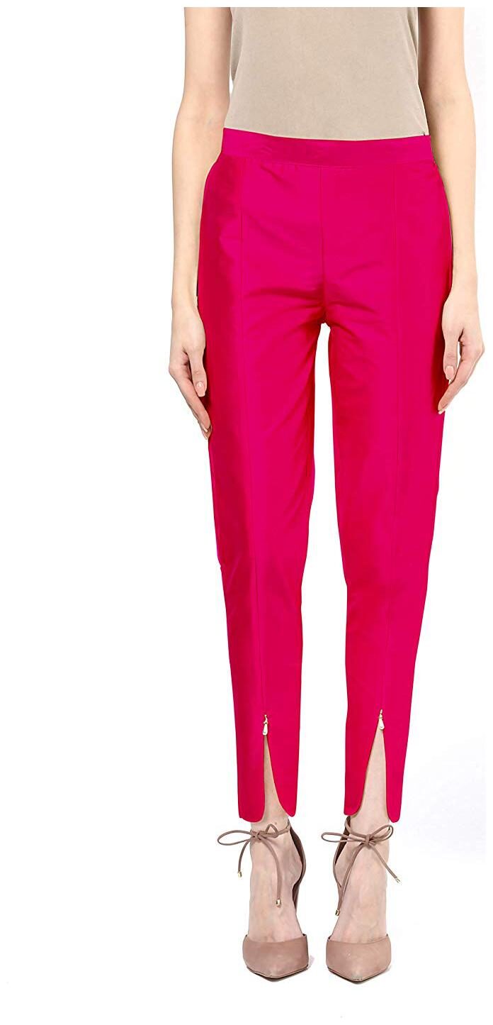 

JJ Fashion Women Pink Regular fit Regular pants