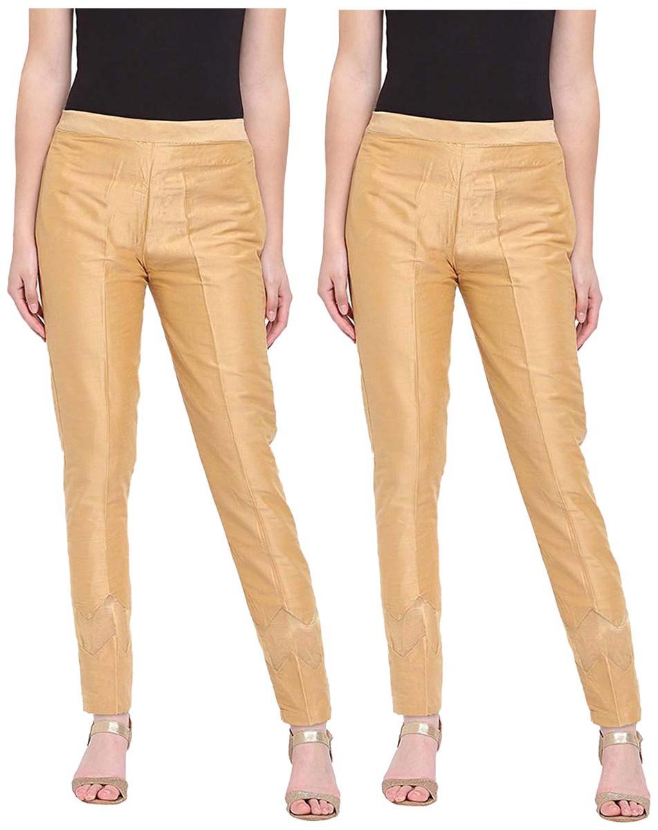 

JJ Fashion Women Beige Regular fit Regular pants