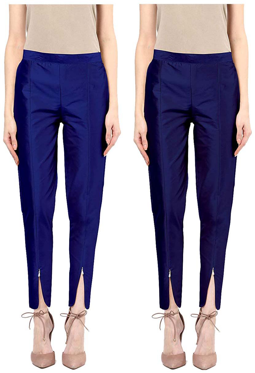 

JJ Fashion Women Blue Regular fit Regular pants
