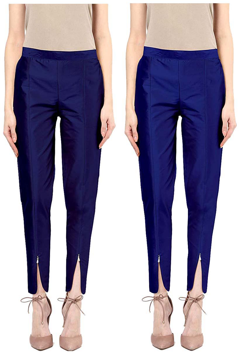 

JJ Fashion Women Blue Regular fit Regular pants