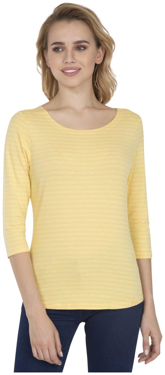 

Jockey Women Yellow Regular fit Round neck Cotton T shirt