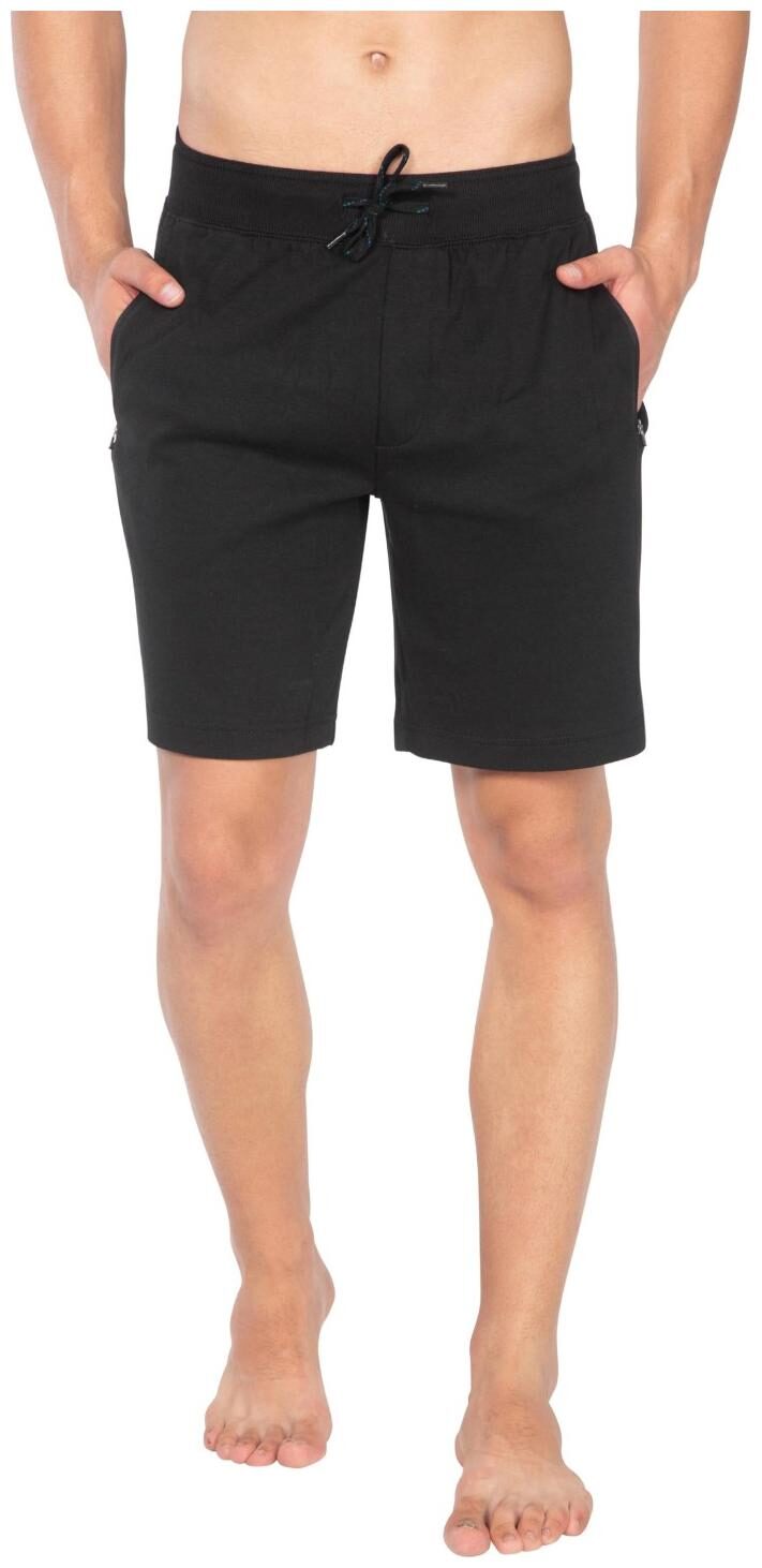 

Jockey Men Black Regular Fit Regular Shorts