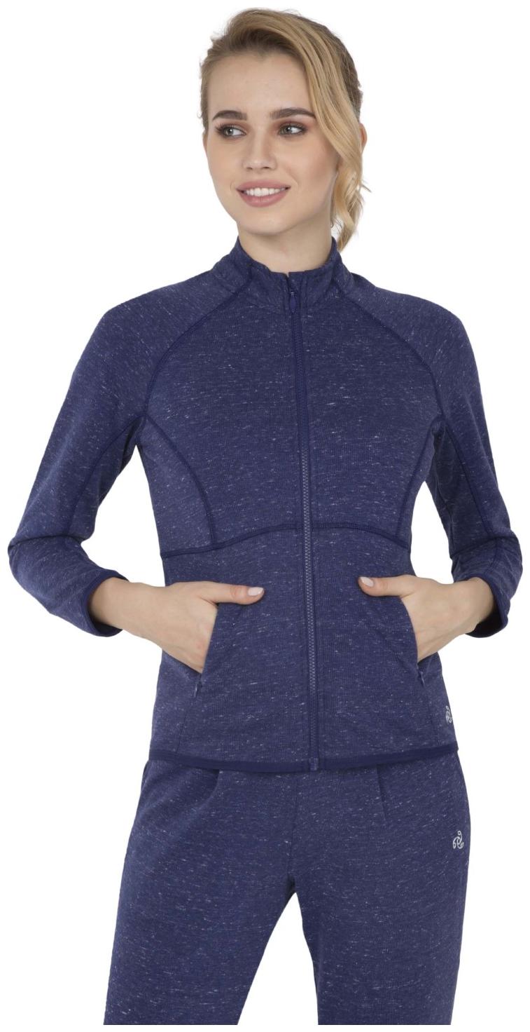 

Jockey Women Solid Regular Jacket - Blue