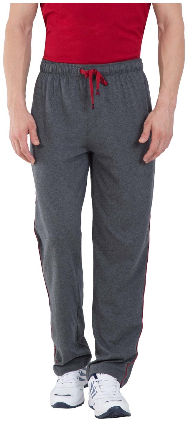 

Jockey Men Grey Solid Regular fit Track pants