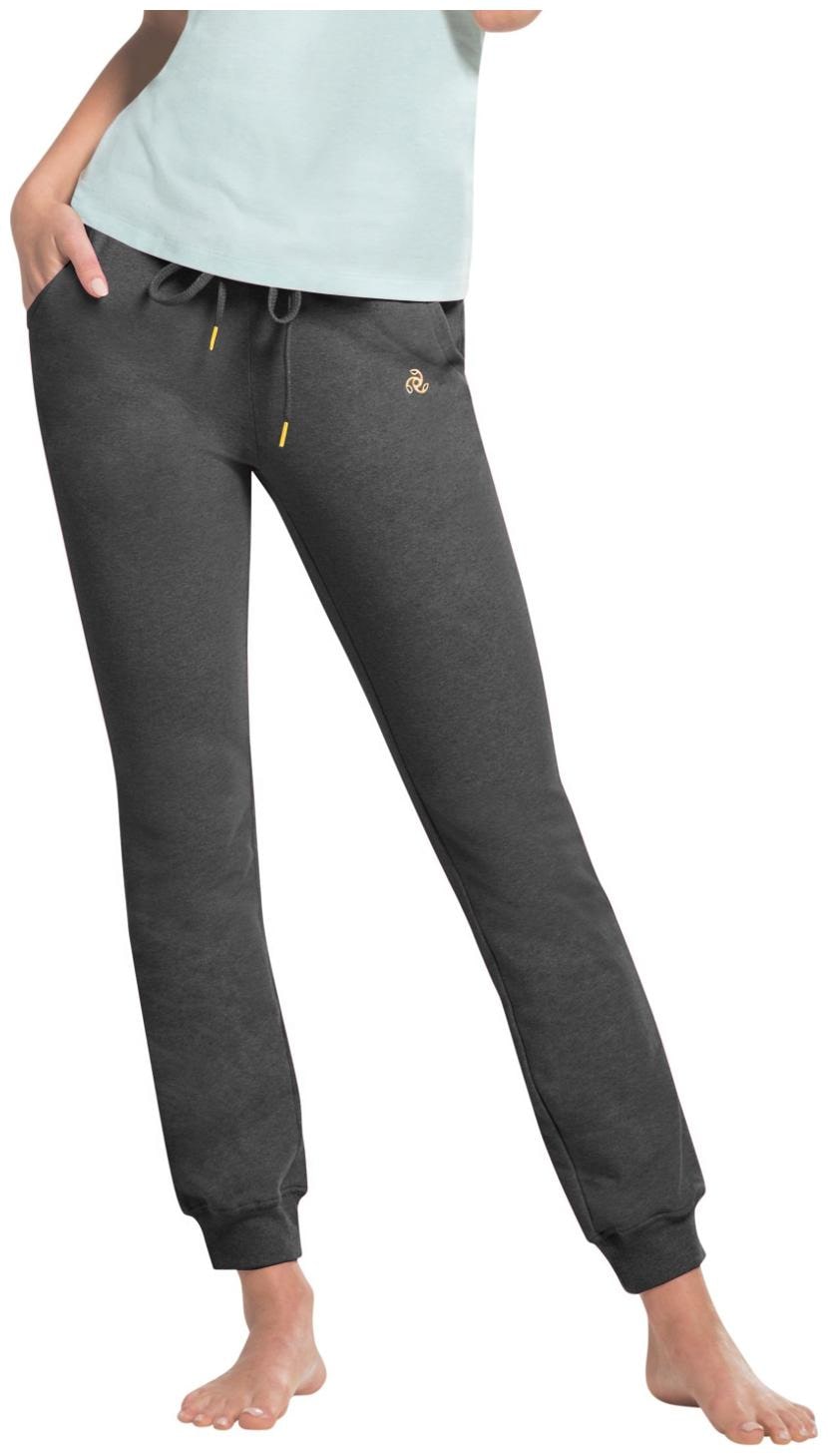 

Jockey Women Regular fit Cotton Solid Track pants - Grey