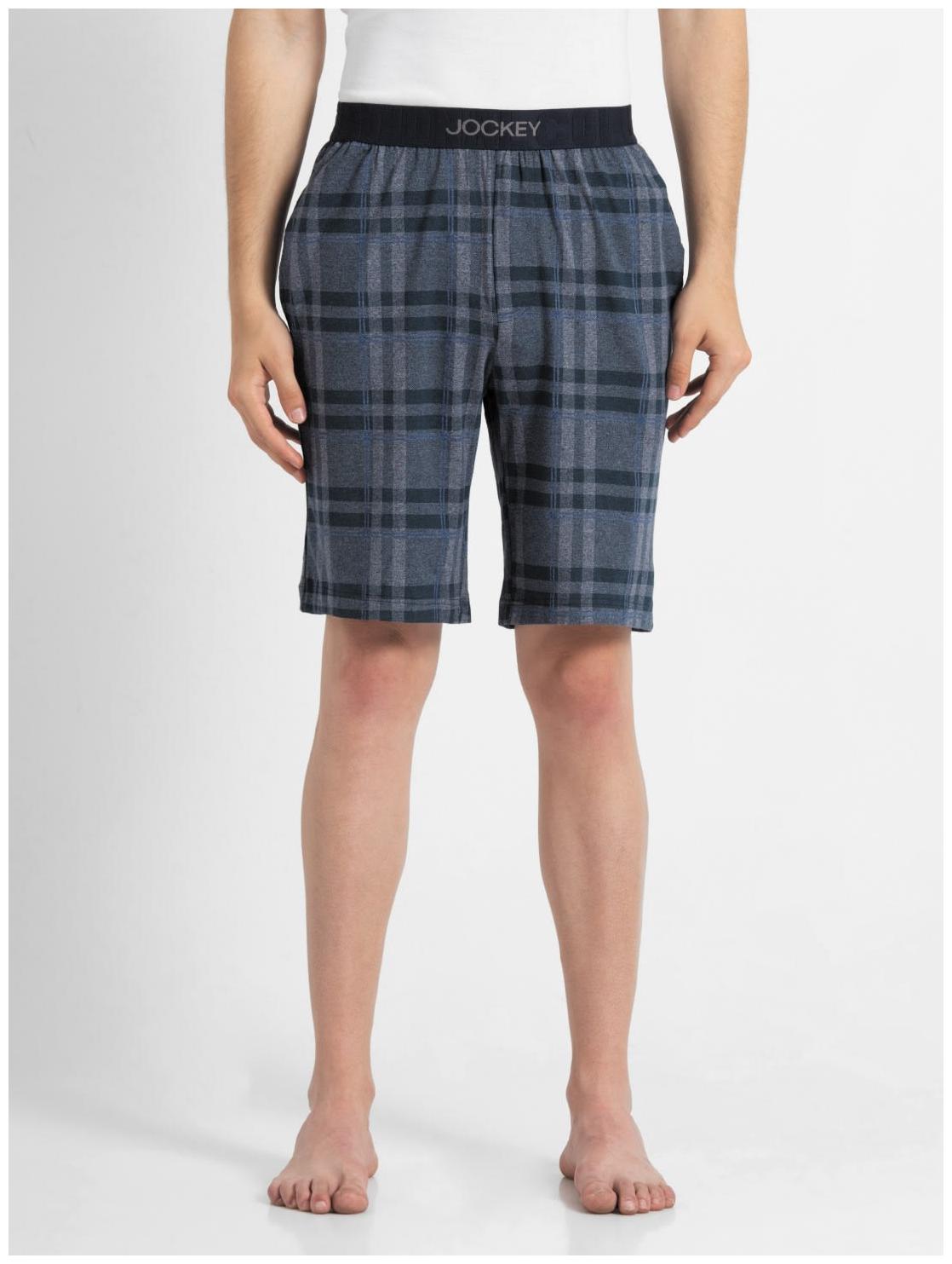 

Jockey Men Blue Regular Fit Regular Shorts