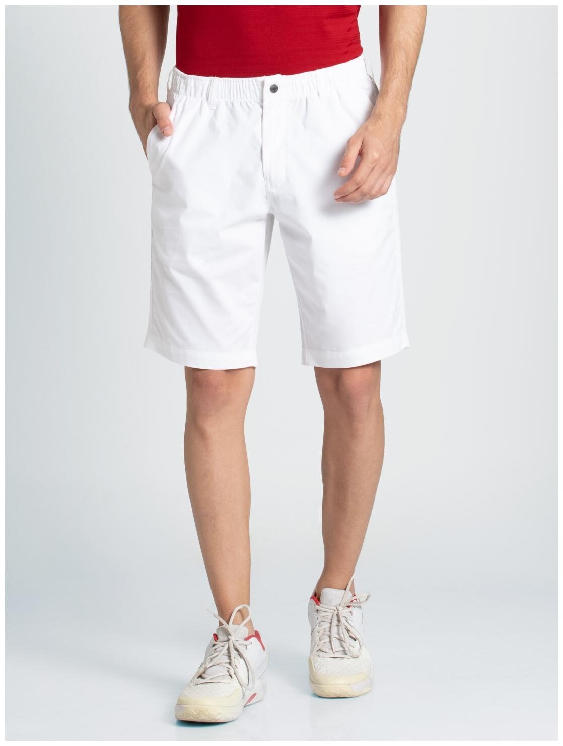 

Jockey Men White Regular Fit Regular Shorts