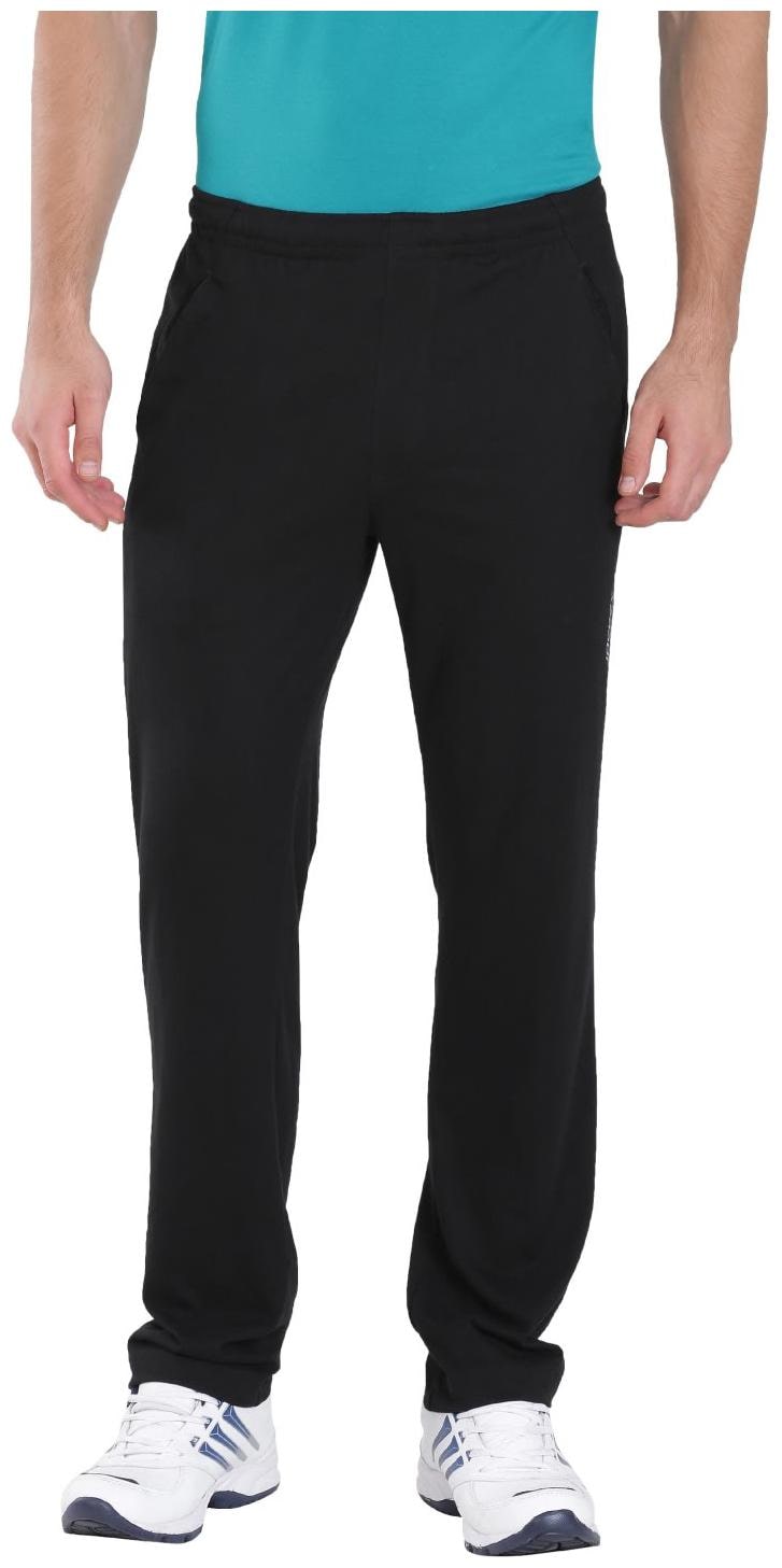 

Jockey Men Black Solid Regular fit Track pants