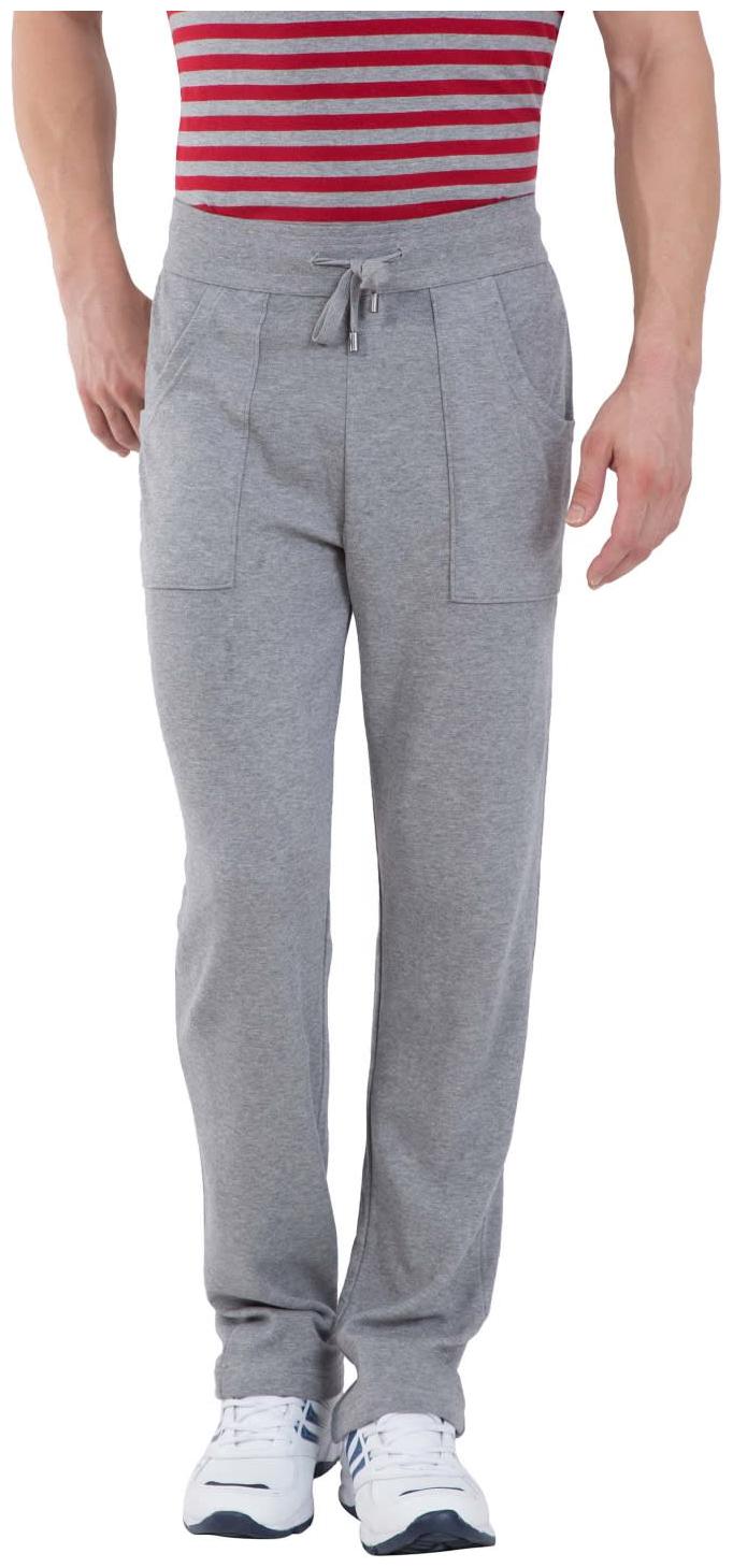 

Jockey Men Grey Solid Regular fit Track pants