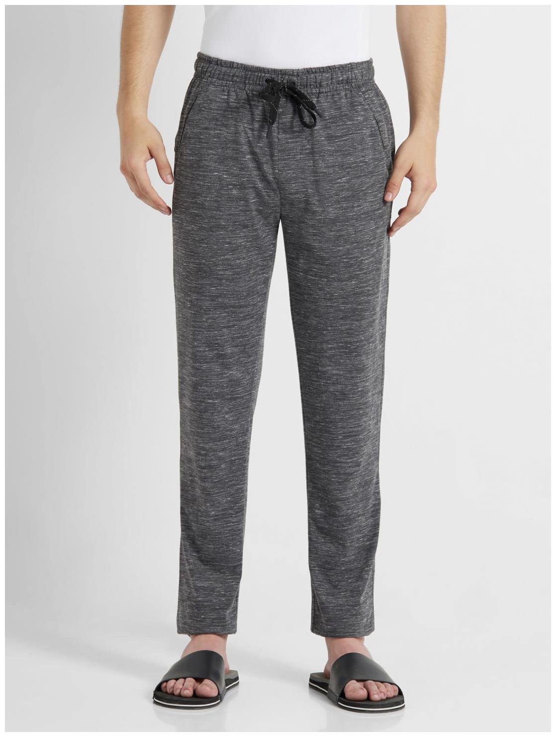 

Jockey Men Grey Solid Regular fit Track pants
