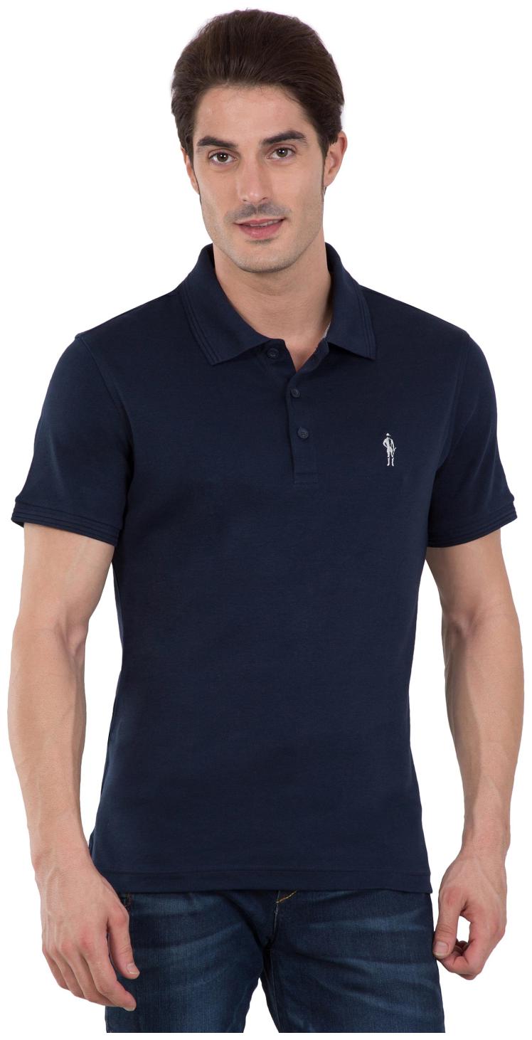 

Jockey Men Blue Regular fit Cotton Polo collar T-Shirt - Pack Of 1