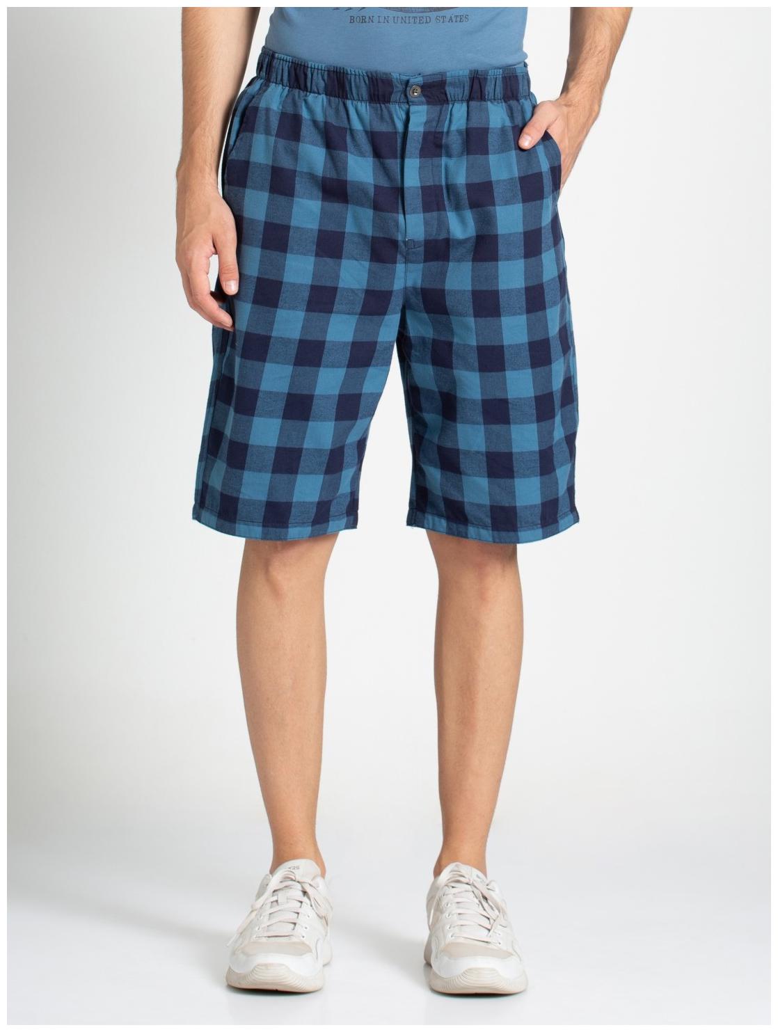 

Jockey Men Blue Regular Fit Regular Shorts