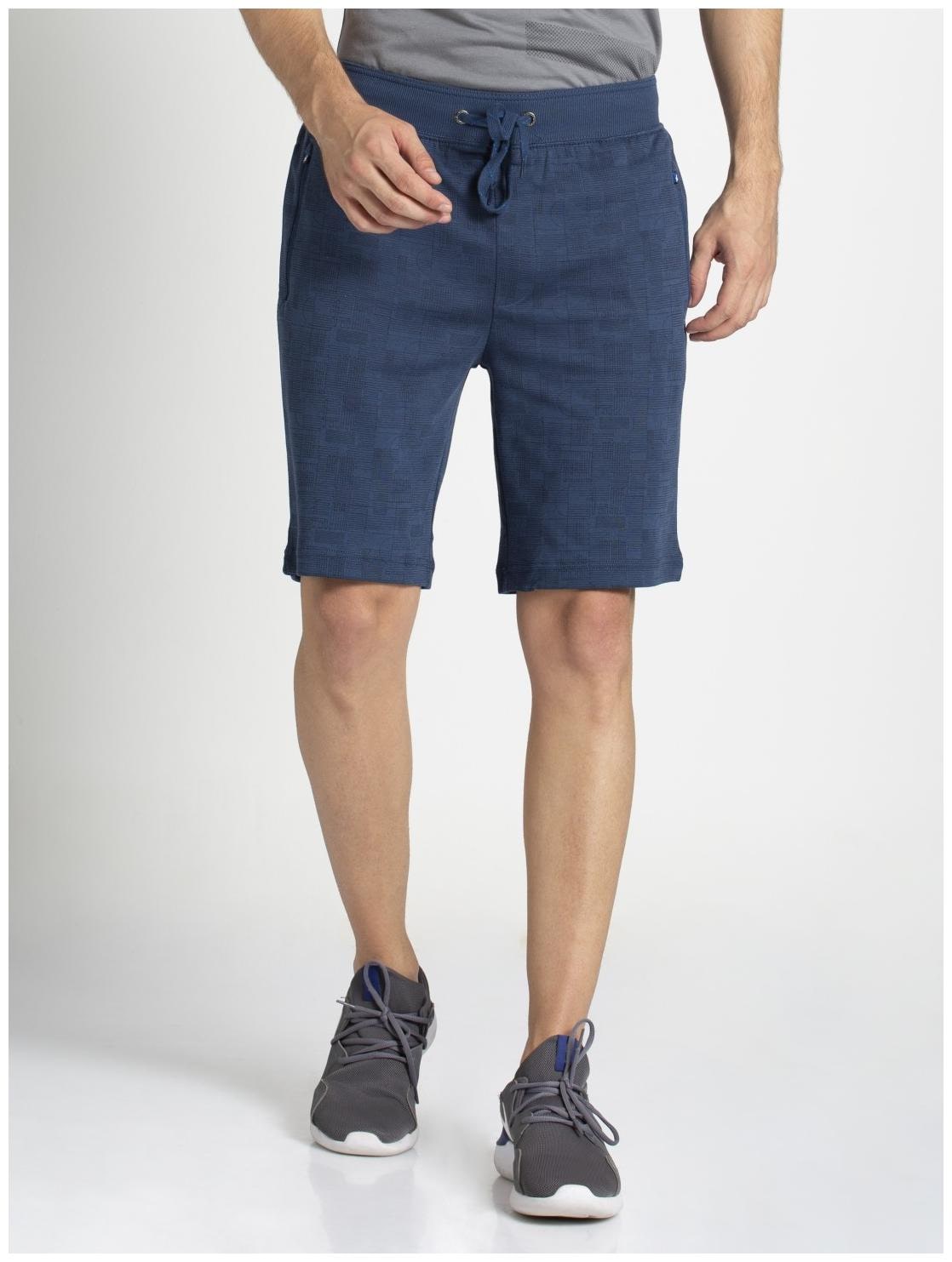 

Jockey Men Blue Regular Fit Regular Shorts