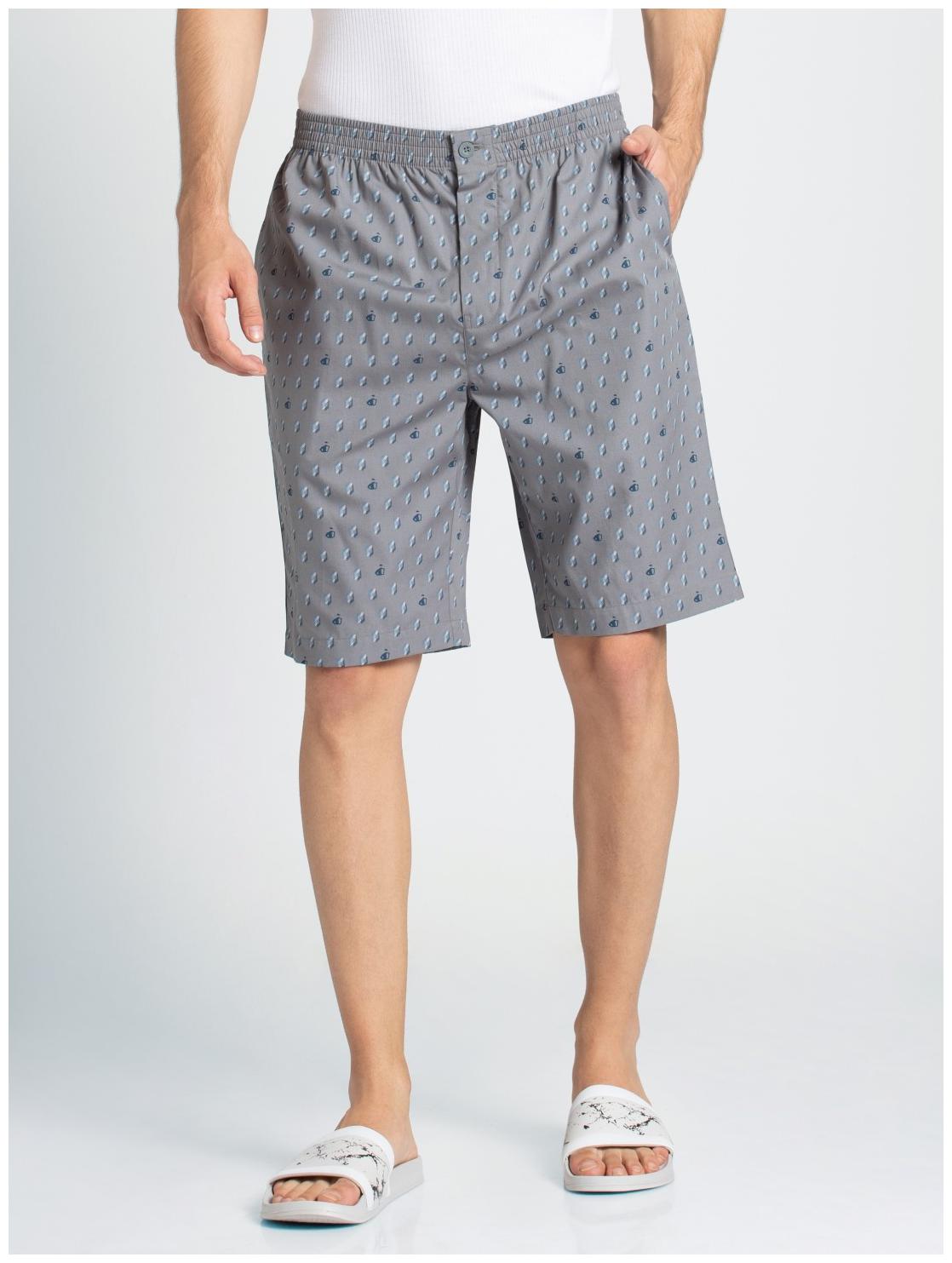 

Jockey Men Grey Regular Fit Regular Shorts