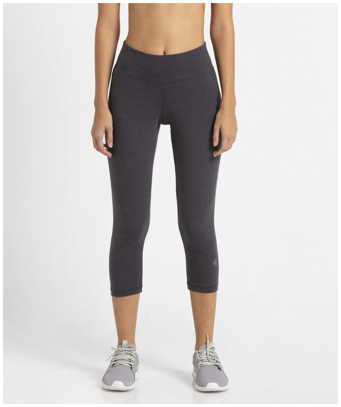 

Jockey Women Solid Regular capri - Grey