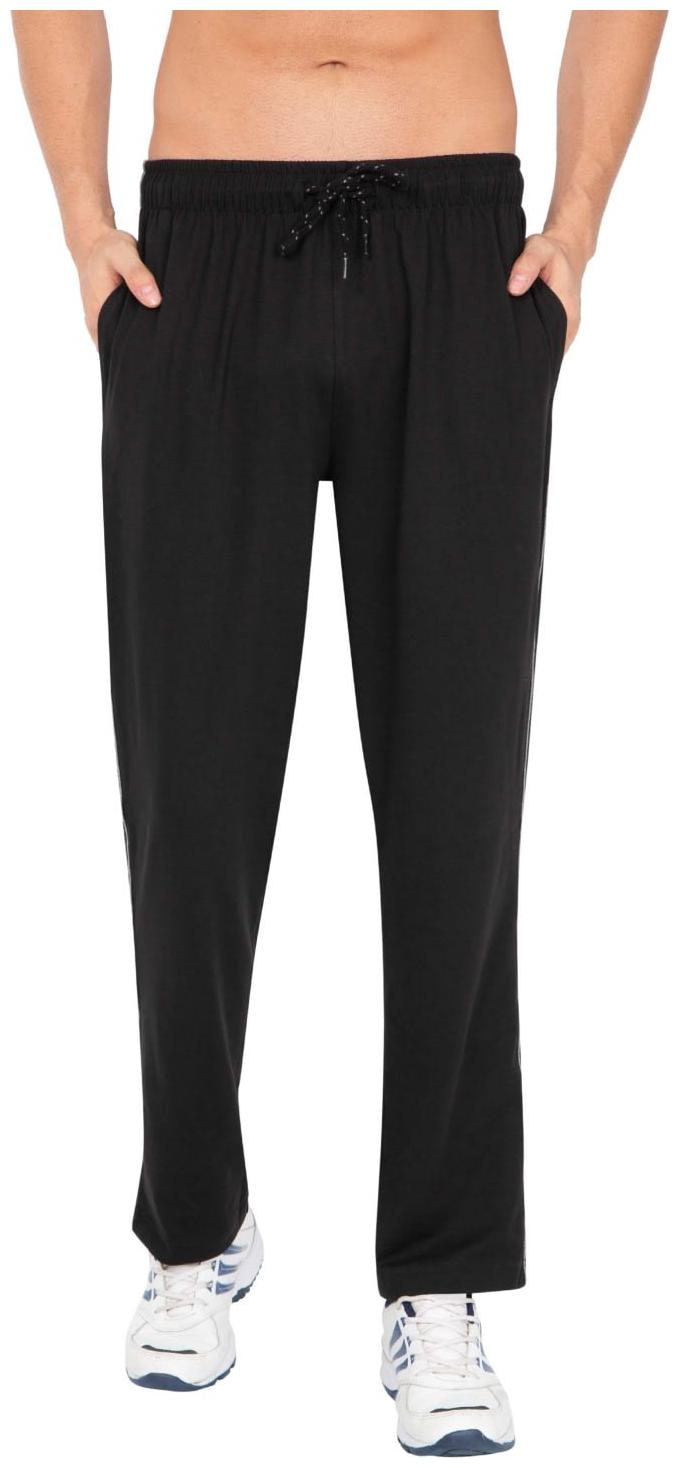 

Jockey Men Blue Solid Regular fit Track pants