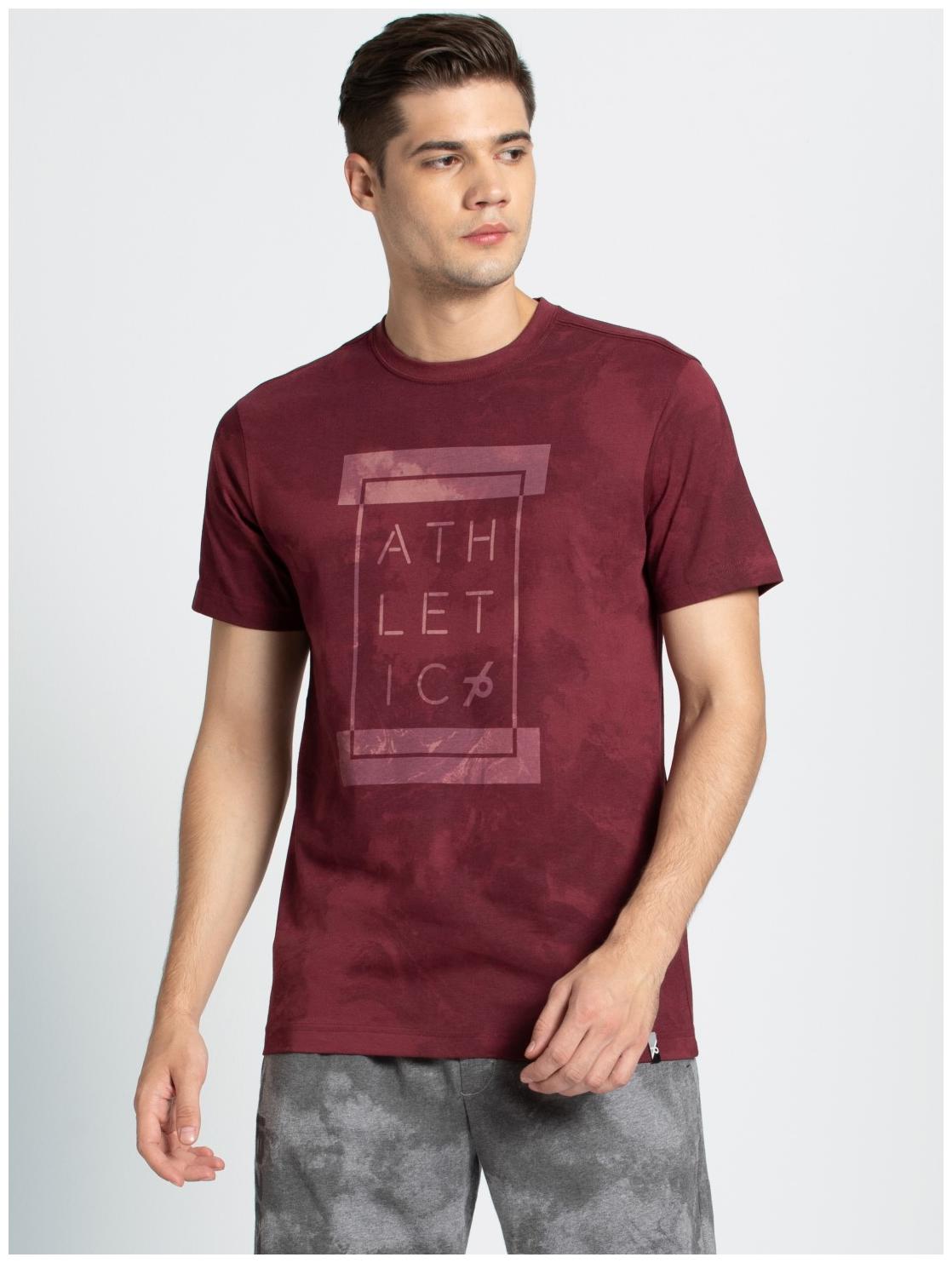 

Jockey Men Maroon Regular fit Cotton Round neck T-Shirt - Pack Of 1