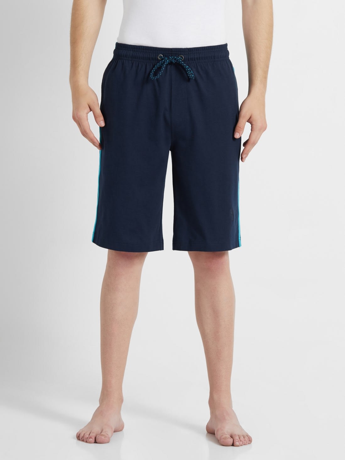 

Jockey Men Blue Regular Fit Regular Shorts